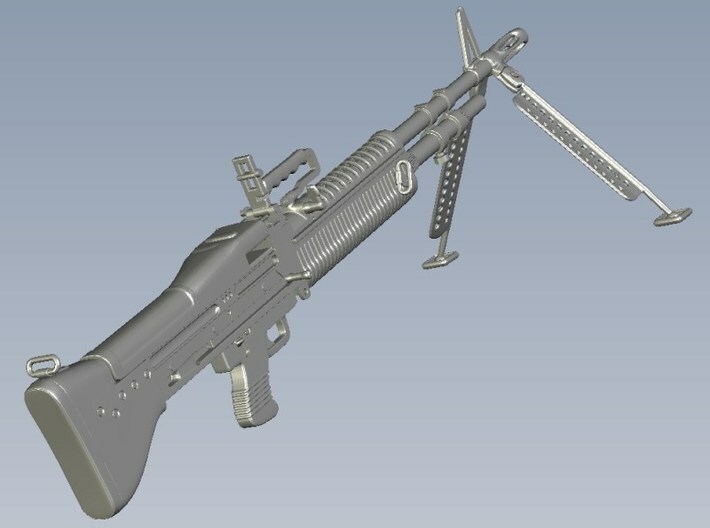 1/18 scale Saco Defense M-60 machineguns x 2 3d printed 