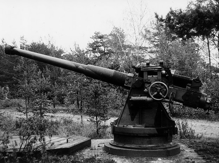 1/100 Russian 75 mm / 50 Cal. Gun Set 3d printed 