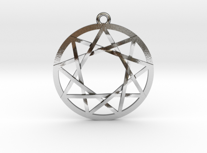 The Council of 9 Pendant 1&quot; 3d printed