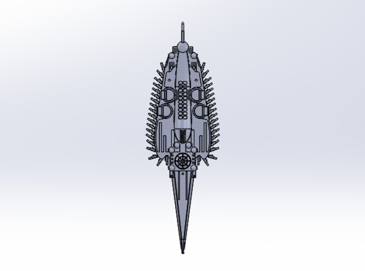 Last Exile. Standard Battleship of Ades Federation 3d printed 