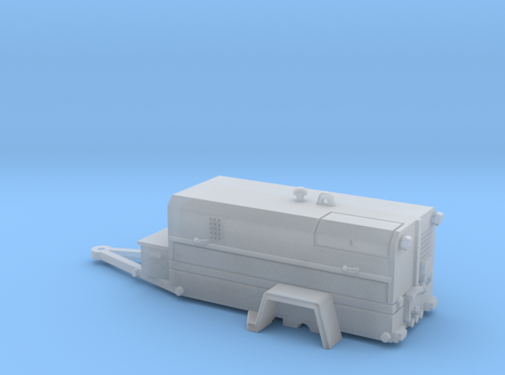 WDR505 Cable Puller On Trailer 1-87 HO Scale 3d printed