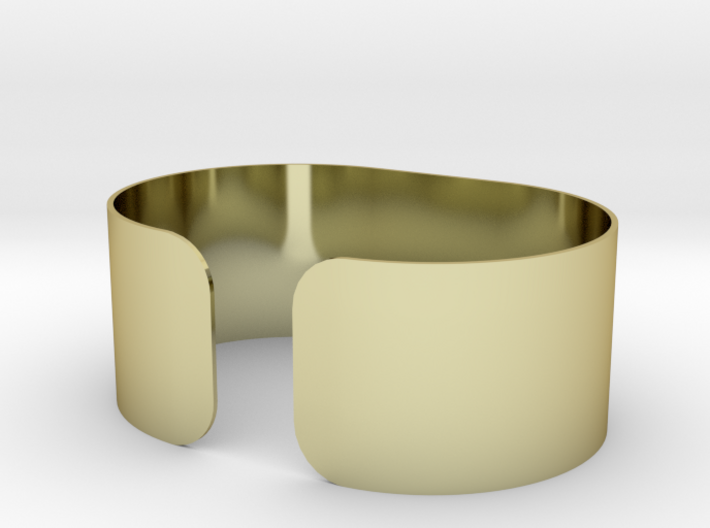 Wide band bracelet 3d printed