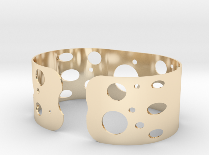 Circles bracelet 3d printed