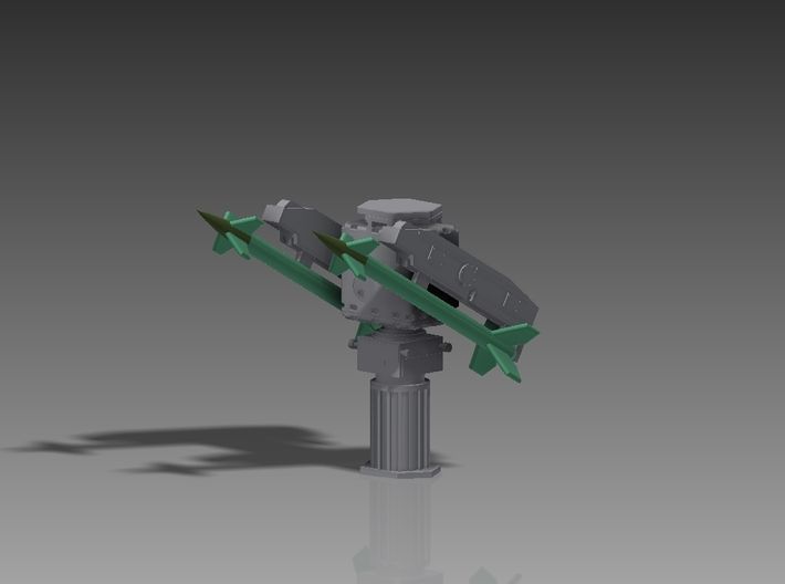 SA N 4 Gecko rockets and Launcher 1/100 3d printed