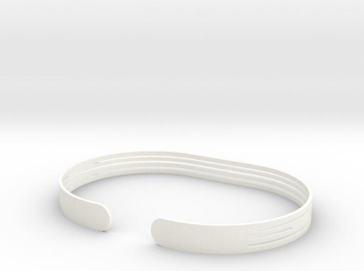 Extended Stripe Bracelet 3d printed