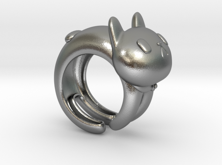 CatRing size 8 3d printed