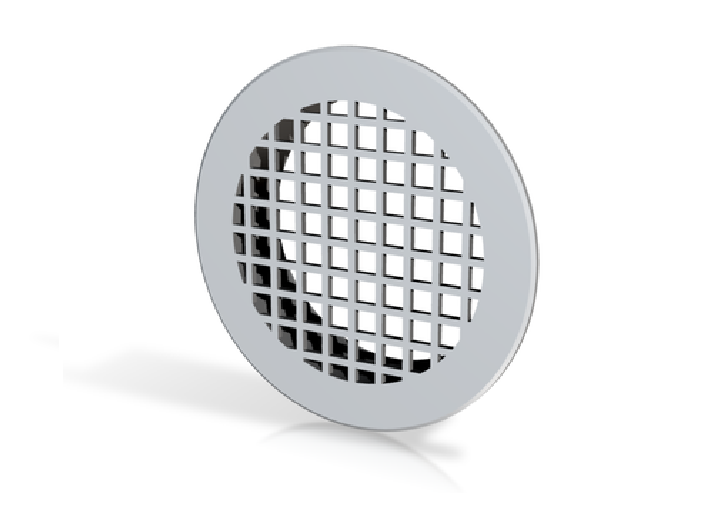 Vent Insert - 50mm hole flat squares 3d printed Generic Render