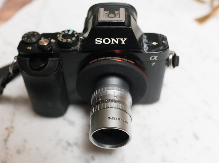 19mm Mount to Sony FE-Mount Adapter 3d printed 