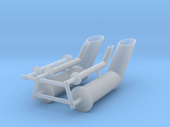 ASD3111 - Exhaust pipes 3d printed