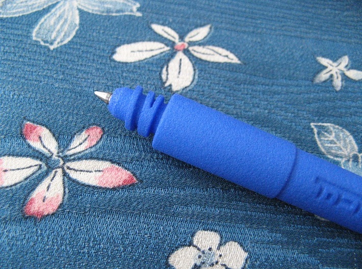 Simple Capped RB Pen (051) 3d printed (rollerball refill not included)