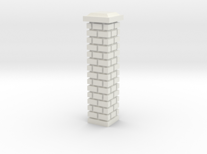 Large Fence Pillar 28mm -- Pulp Alley 3d printed