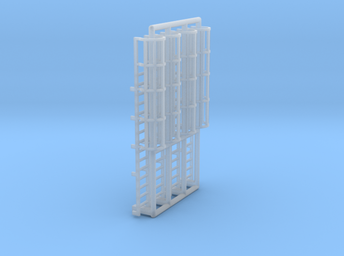 N Scale Cage Ladder 30mm (Top) 3d printed