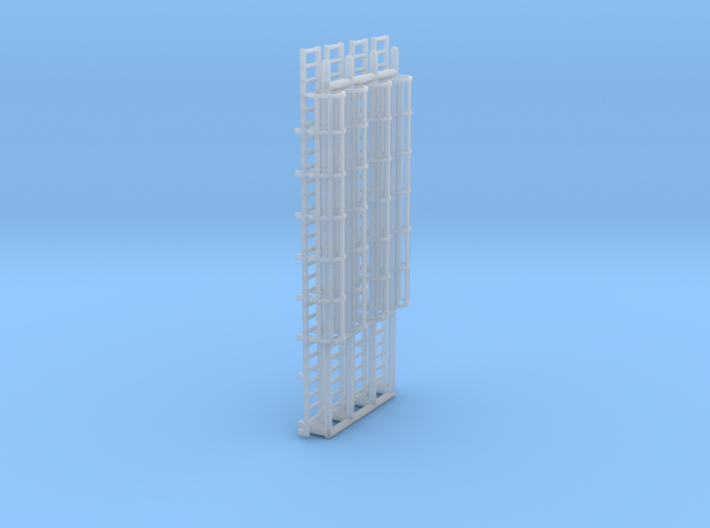 N Scale Cage Ladder 56mm (Platform) 3d printed