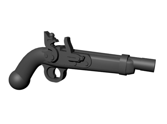 Flintlock pistols 28mm x40 3d printed