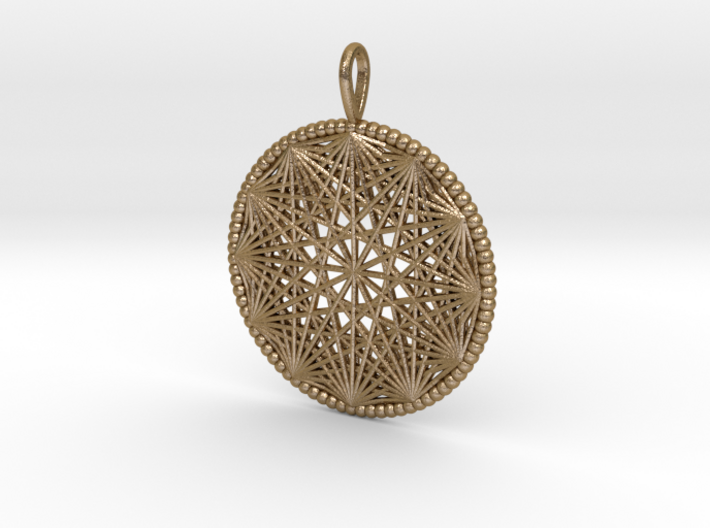 Sacralinear Pendant By Unellenu 3  3d printed 