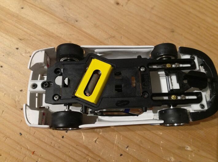 Adap. Fly Porsche 911 GT1 Slot.it HRS-2 Chassis 3d printed 