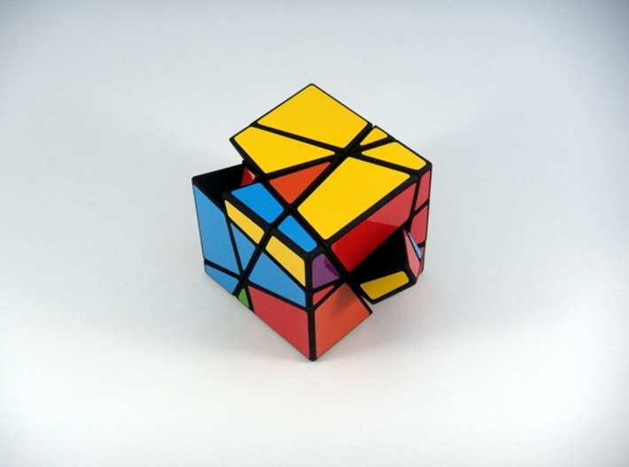 Madness Cubed Puzzle 3d printed Partial Solve