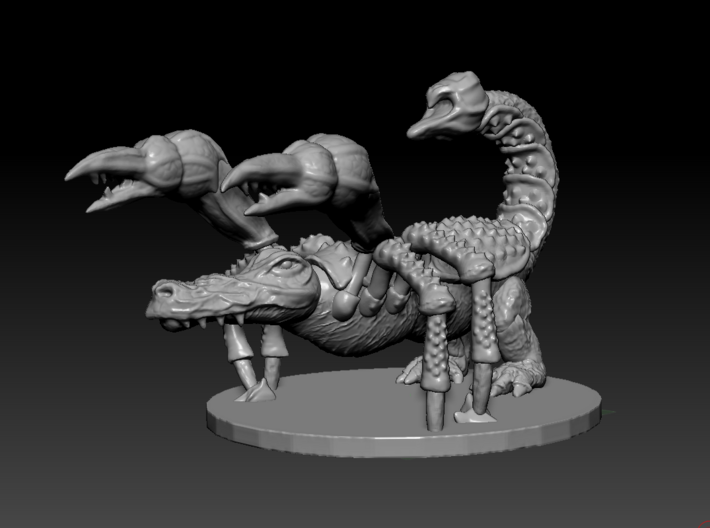 Crocorpion (Large Beast) 3d printed 