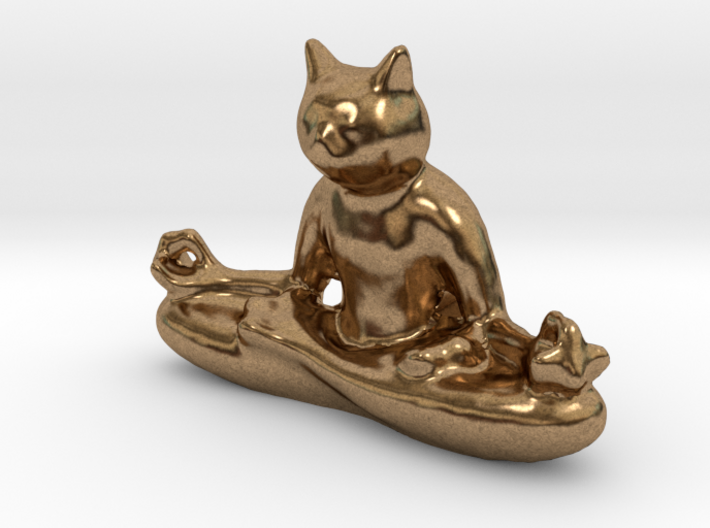 Meditating Cat 3d printed