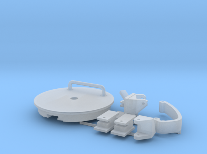 1/16th Panther Turret Rear Hatch 3d printed