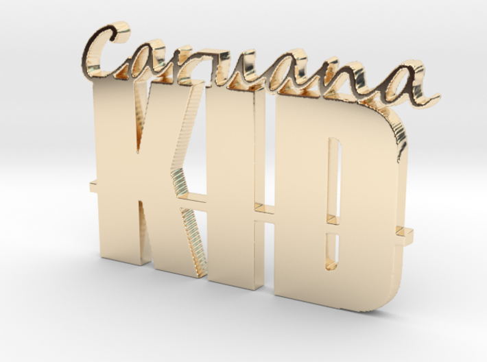 Caruana Kid Pendant 3d printed