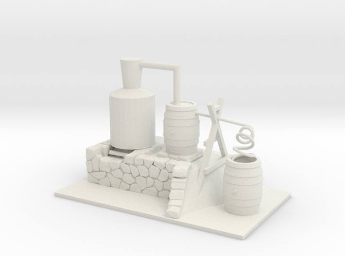 Moonshine Still - 'O' 48:1 Scale 3d printed