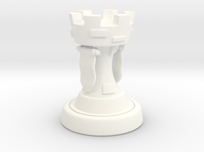 Chess piece - Rook/Castle 3d printed 