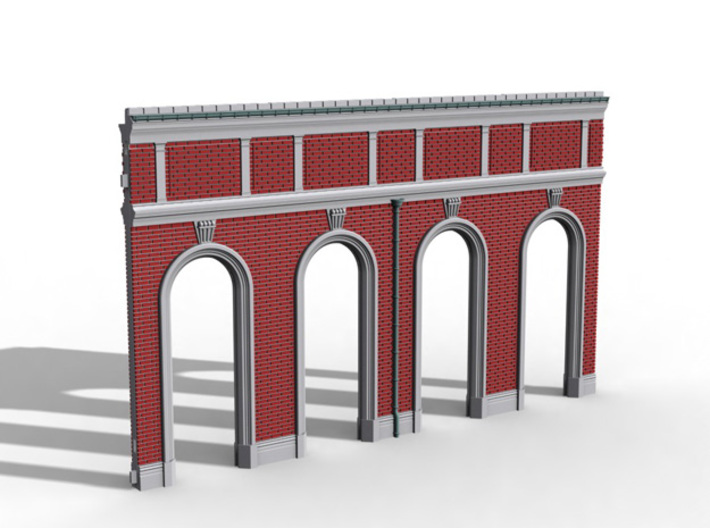 HOGG-Mext01 - Large modular train station 3d printed 