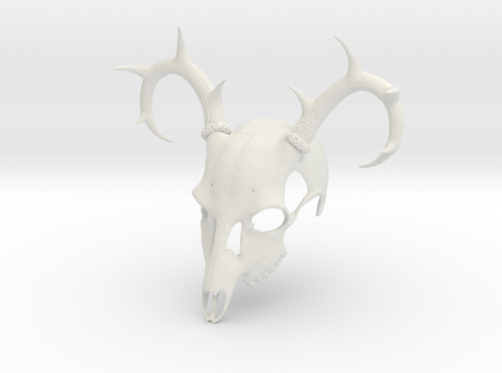 Deer Skull Mask 3d printed