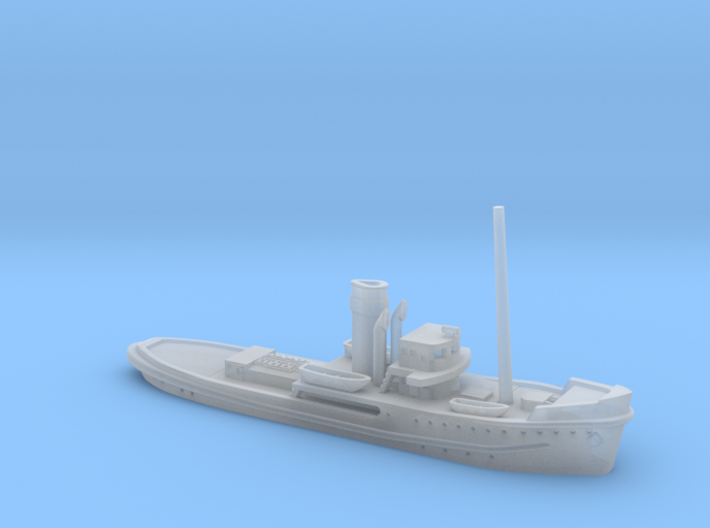 1/700th scale Shkval soviet tug boat 3d printed