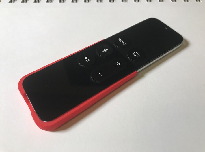 Apple TV, Siri Remote, Slim Skin 3d printed Red Strong & Flexible Polished