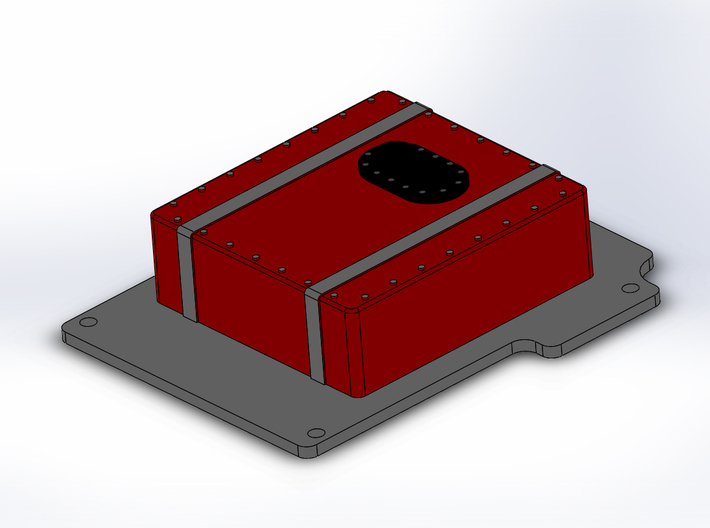 FUEL TANK for Axial Wraith Fastback conversion kit 3d printed 