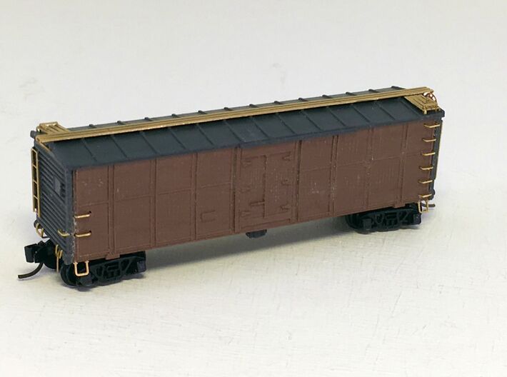 ATSF BOXCAR Bx-3/6, ice/salt, complete shell 3d printed