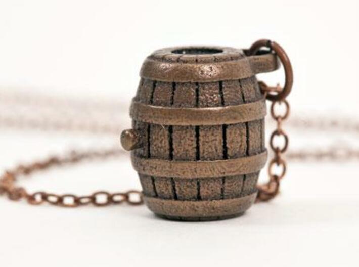 Barrel Necklace 3d printed