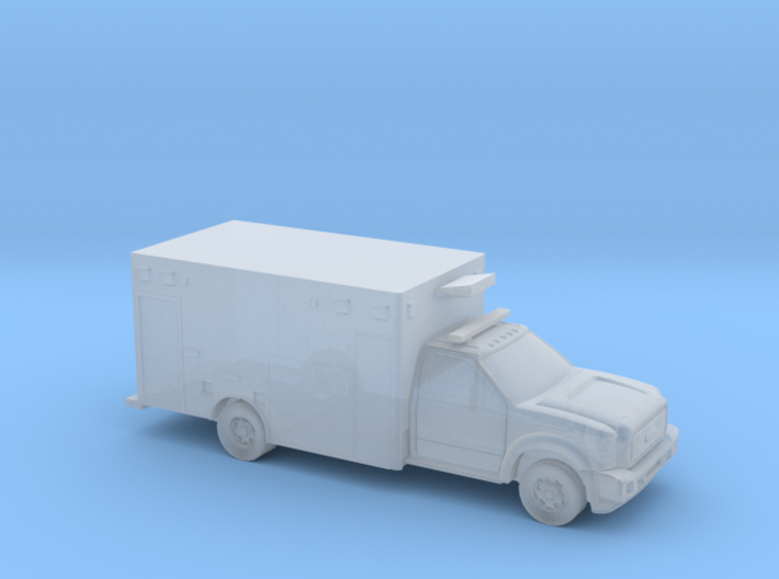 1:144 Scale Ford Ambulance 3d printed