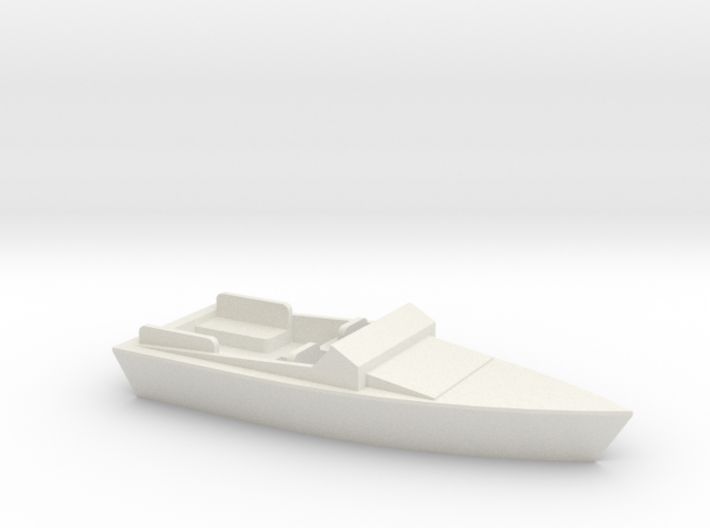 OO Scale Speed Boat 3d printed