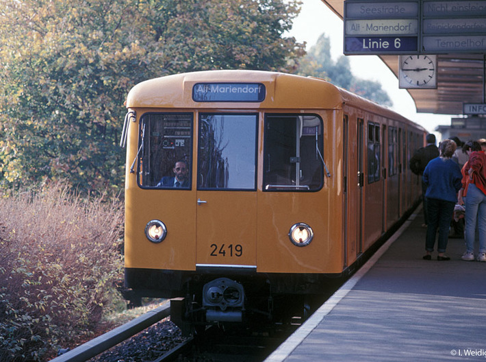 Berlin Baureihe D  H0 [2x body] 3d printed Photo of real BVG Baureihe D