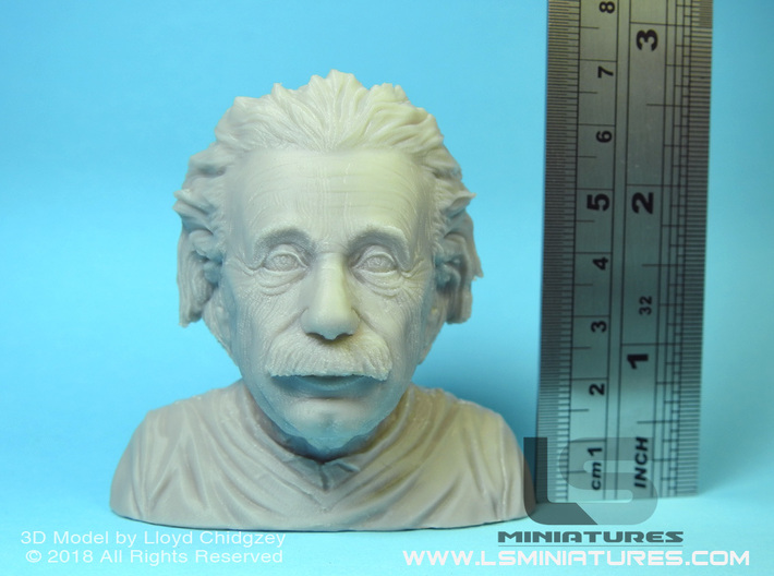 Albert Einstein Bust 3d printed 