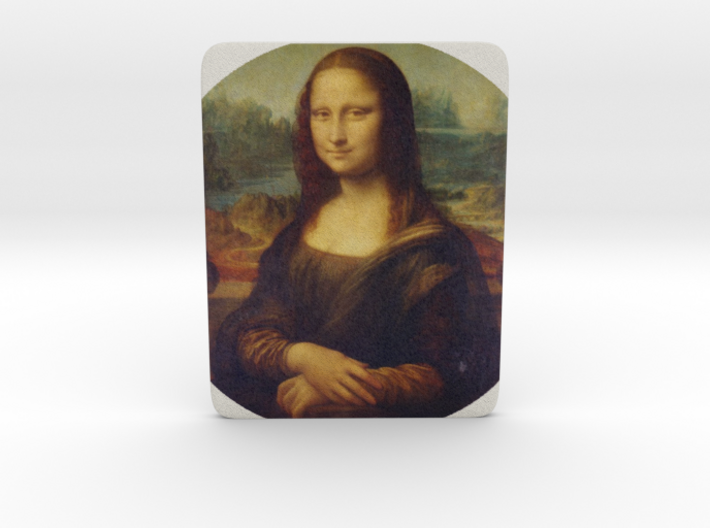 Mona Lisa 3d printed