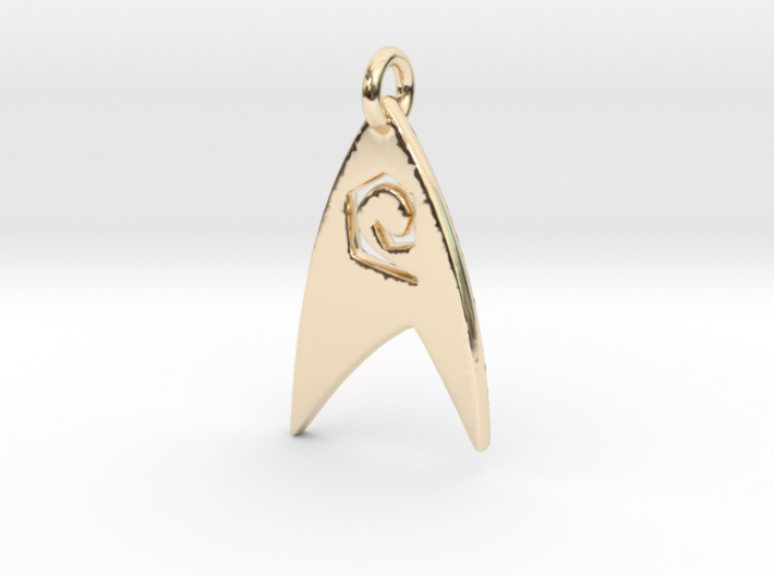 Star Trek - Starfleet Engineering (Pendant) 3d printed