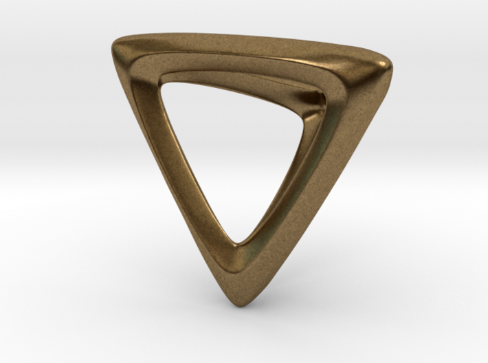 Tetrahedron Platonic Solid 3d printed