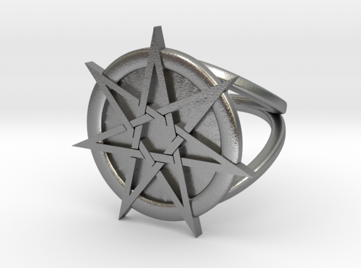 Dramatic Fairy star ring 3d printed