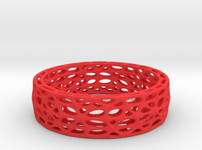 Voronoi Bracelet (002) 3d printed