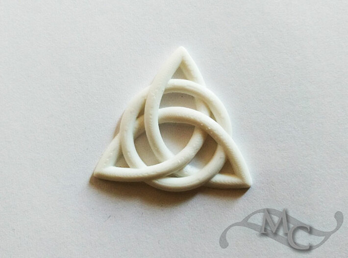 Celtic Knot 3d printed White PLA