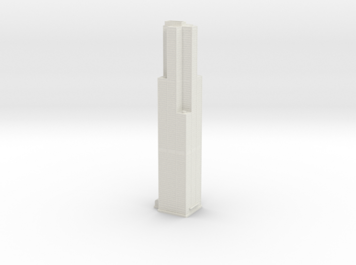 Willis Tower (1:2000) 3d printed 