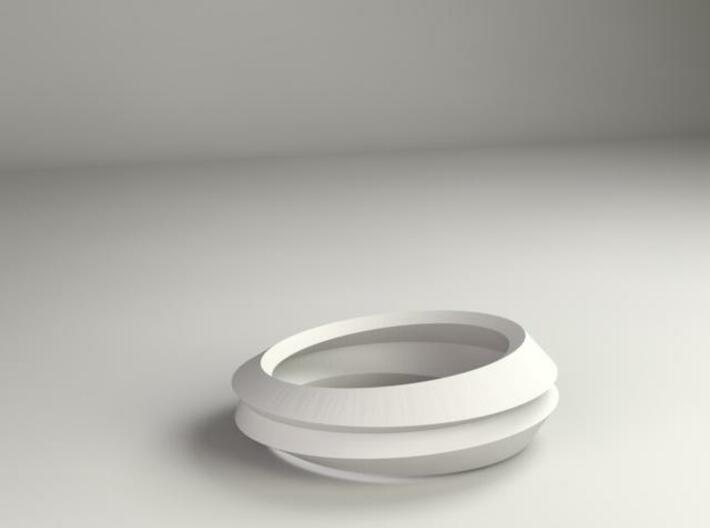 Eight Ellipses Ring 3d printed