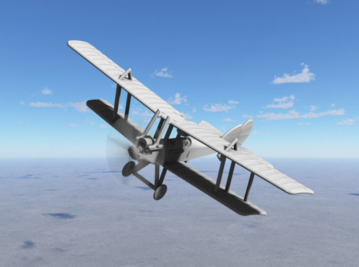 R.A.F. B.E.12a (various scales) 3d printed Computer render of 1:144 RAF BE12a