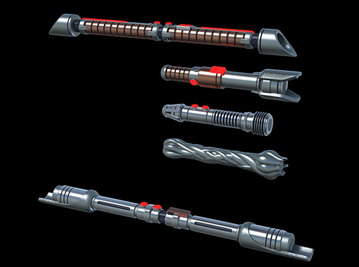 ACC-15-Ninja Laser Sticks 6-7inch 3d printed