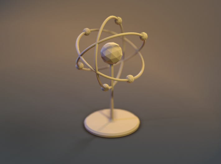 Atom Model 3d printed 