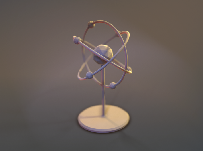 Atom Model 3d printed